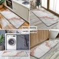 thumbnail image 6 of White Marble Rose Gold Line Pattern Kitchen Rug Mat,Kitchen Runner Rugs Non Skid Washable,Decorative Kitchen Floor Mats for Kitchen,Sink,Laundry,17"x47.2", 6 of 7