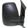 thumbnail image 2 of For Ford Transit-150/250 2015 2016 2017 Door Mirror Passenger Side | Manual Glass | Textured Cover | Short Arm Style | Fits Cargo Vans w/Medium & High Roof | Textured Black | FO1321550 | CK4Z17682AA, 2 of 6