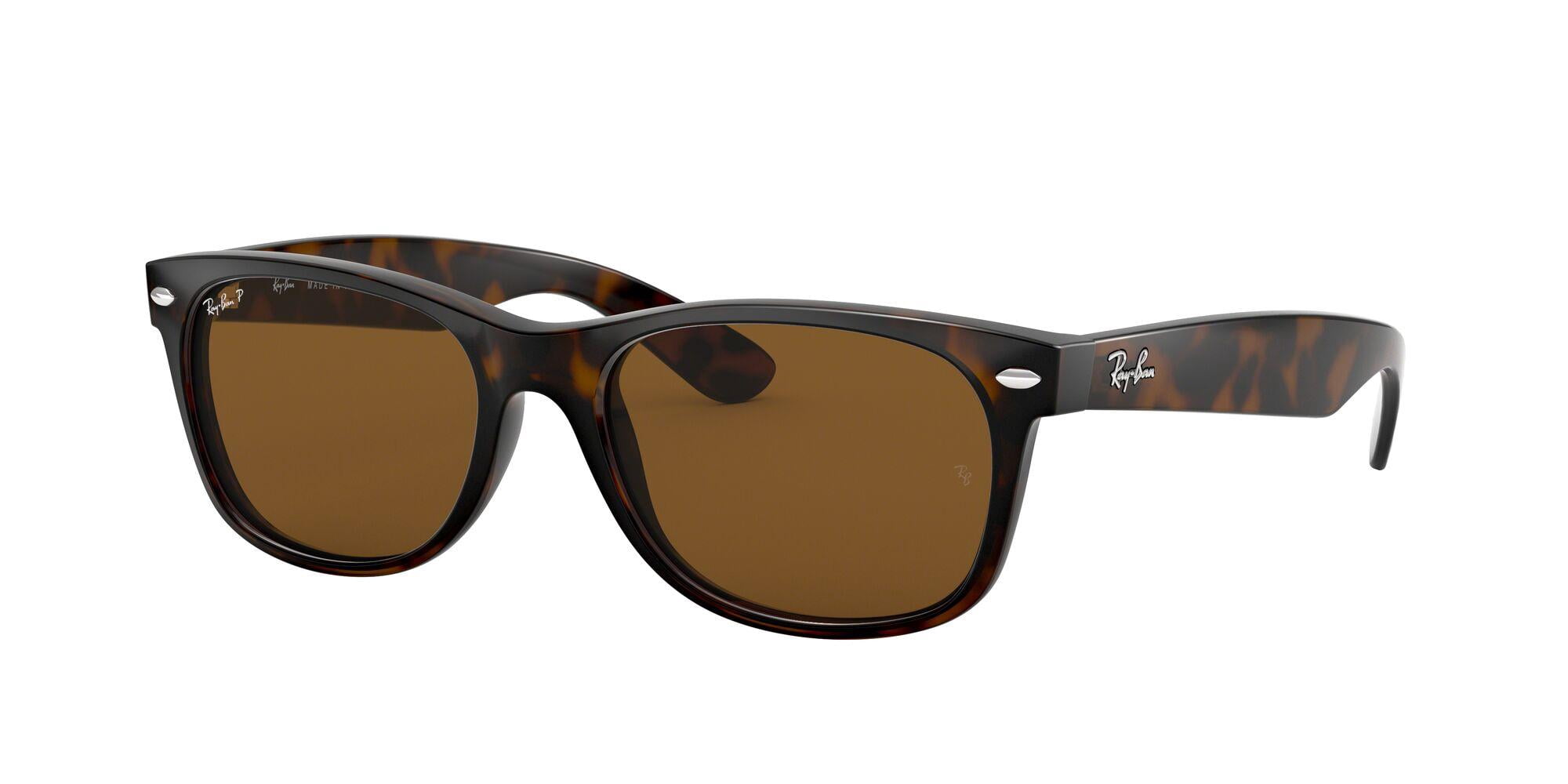 Ray-Ban New Wayfarer Classic Polarized Sunglasses, RB2132 901 58