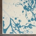 thumbnail image 4 of Nourison Jubilant Abstract Ivory/Blue 4' x 6' Area Rug, (4x6), 4 of 8