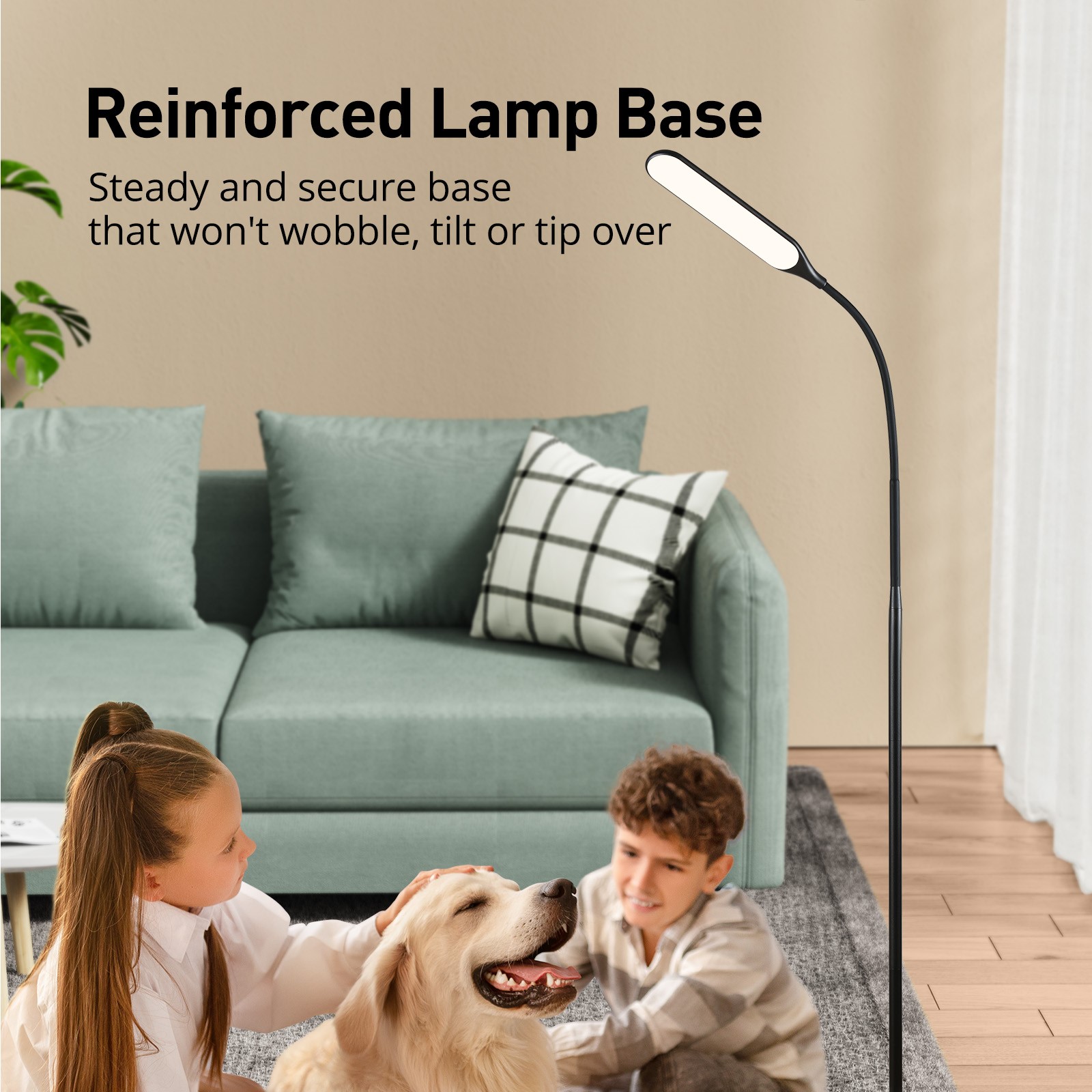 Buy TaoTronics LED Floor Lamp, 4 Brightness Levels & 4 Colors Dimmable