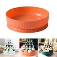 thumbnail image 4 of GUOOL 360 degree Rotating Spice Storage Tray Holder Organizer, Non-Slip Seasoning Orange, 4 of 8