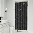thumbnail image 2 of Galaxy Themed Bathroom Curtain Starry Night Sky Moon Stars Sun Waterproof Fade-Resistant Polyester Fabric, 2 of 5