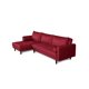 thumbnail image 4 of Sofá Cama Modular Reversible de Lino Rojo con Tecnología Beehive Airflex Foam Modelo Sparrow Makora, 4 of 8