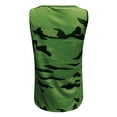 thumbnail image 5 of Babysbule Womens Tank Tops Summer Womens Fashion Casual Sleeveless Camouflage U-neck T-shirt Vest Coat, 5 of 6