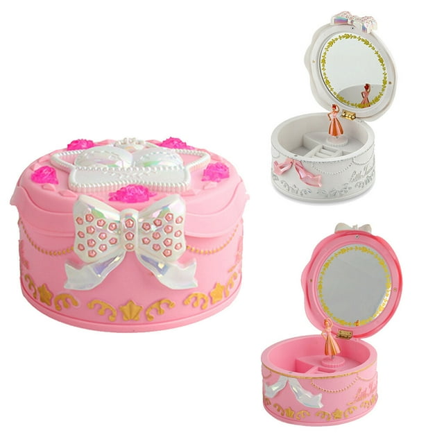 Children Dancing Girl Musical Boxes Toy Rotating Doll toy Rotating Performing Ballet Birthday Gift Wedding Decoration Sound Toy