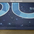 thumbnail image 6 of Ambesonne Navy Blue Place Mats Set of 4, Modern Birthday Image, Standard Size, Dark Blue Turquoise, 6 of 6