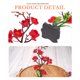 thumbnail image 3 of unbranded 2Ud Flores Artificiales Rojas Para Y Platos Fríos, 3 of 7