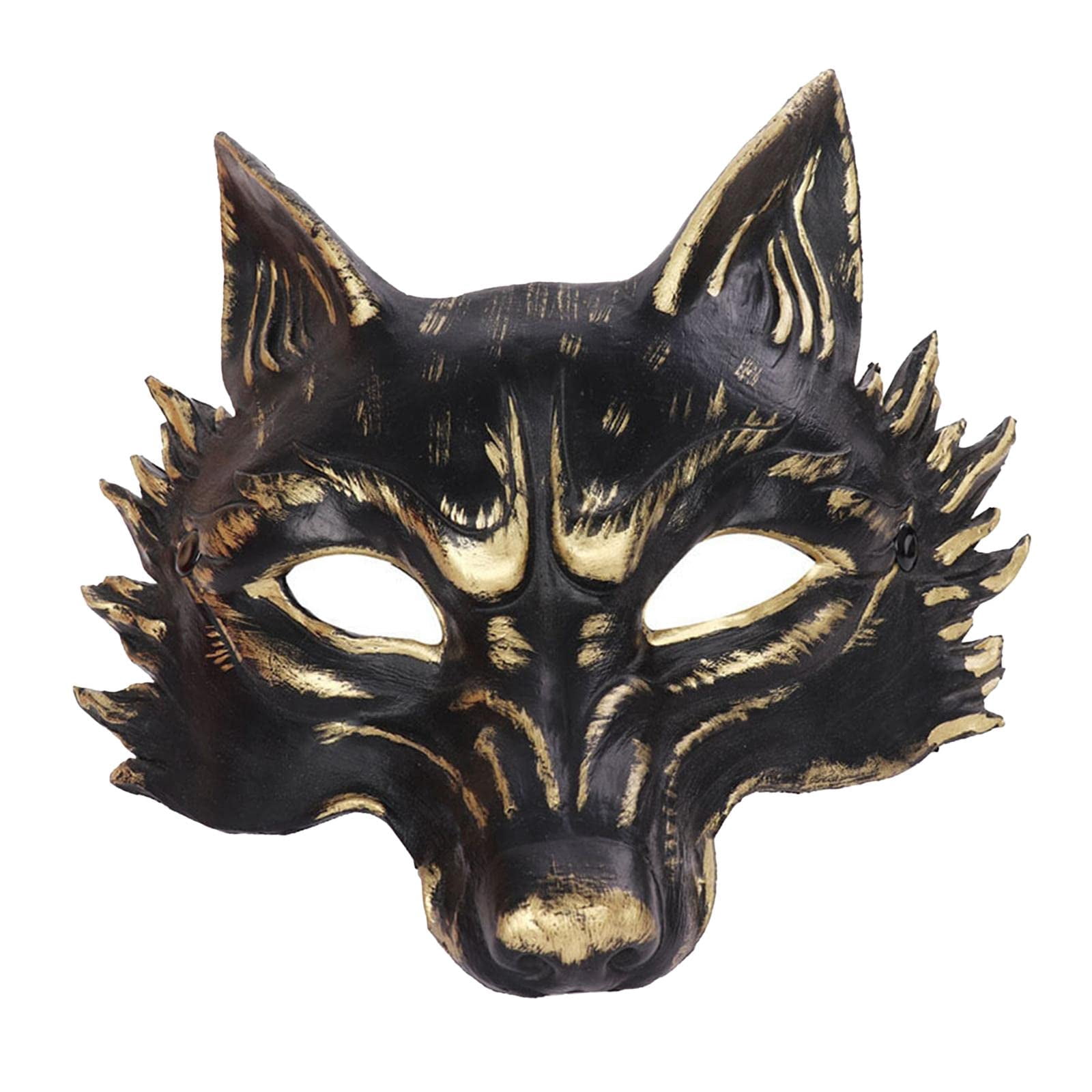 Máscara De Lobo Para Adultos - Disfraz De Halloween, Carnaval, Mardi Gras, Fiestas Temáticas Con Diseño Feroz Y Ajuste Cómodo