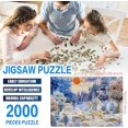 thumbnail image 2 of 2000 Piece Jigsaw Puzzles for Adults, Assembling Jigsaw Puzzles for Kids, Animals Pattern Jigsaws Puzzles for Families, Brain IQ Developing Jigsaw-Puzzle Challenge Game Gift Set (Cedar Elk), 2 of 6