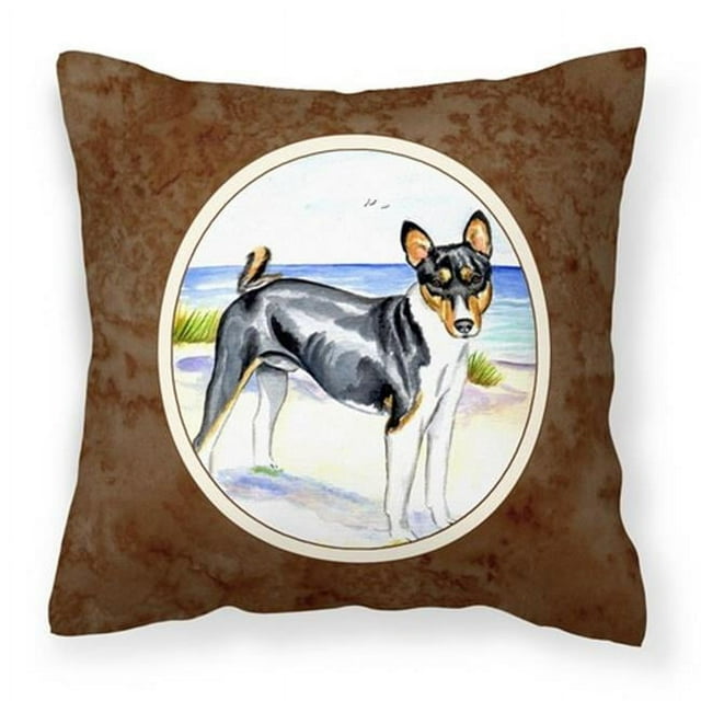 Carolines Treasures 7109PW1414 Basenji Coussin Décoratif en Tissu