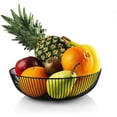 thumbnail image 4 of Cesta de frutas Cesta de frutas de metal negro Cesta de frutas negra Fruteros de metal negro Cestas de frutas Cesta de frutas negra Cestas de frutas planas Hierro plano moderno, 4 of 5