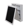 thumbnail image 3 of DUOSONG Floating Wall Mounted Table, Foldable Desk With Storage Shelves And Blackboard - Black+White White+Black MDF Furniture Office Desks & Work Surfaces, 3 of 11
