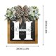 thumbnail image 3 of Ganfancp Apellido Todo El Año Guirnalda de La Puerta Delantera Placas Colgantes Decorativas Delante de La Puerta Rebajas Flash Deals 1X Placa de Puerta con Letras, 3 of 3
