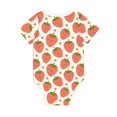 thumbnail image 2 of Rocae Hand Drawn Strawberry for Baby Climbing Clothes Soft Baby Romper for Active Infants Comfortable and Breathable Crawling Jumpsuit Unisex Baby Outfit 6 Months, 2 of 8