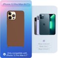 thumbnail image 2 of Compatible with iPhone 12 Pro Max Case with Lanyard Crossbody iPhone Case with Strap Adjustable Shockproof Drop Protection Silicone Phone Cover for iPhone 12 Pro Max 6.7’’ Brown, 2 of 12