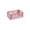 Pink, variant on Fareti Foldable Desktop Storage Basket with Mesh Ventilation, Stackable Plastic Organizer for Kitchen, Refrigerator or Coffee Corner