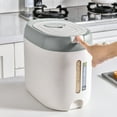 thumbnail image 1 of 2025 New Storage Containers Clearance Airtight Rice Dispenser ，Cover Rice Bucket For Cereal Grain Flour Rice Beans Pet Food CountertopLarge Rice Storage Container With Lid,Proof Household Cereal, 1 of 8