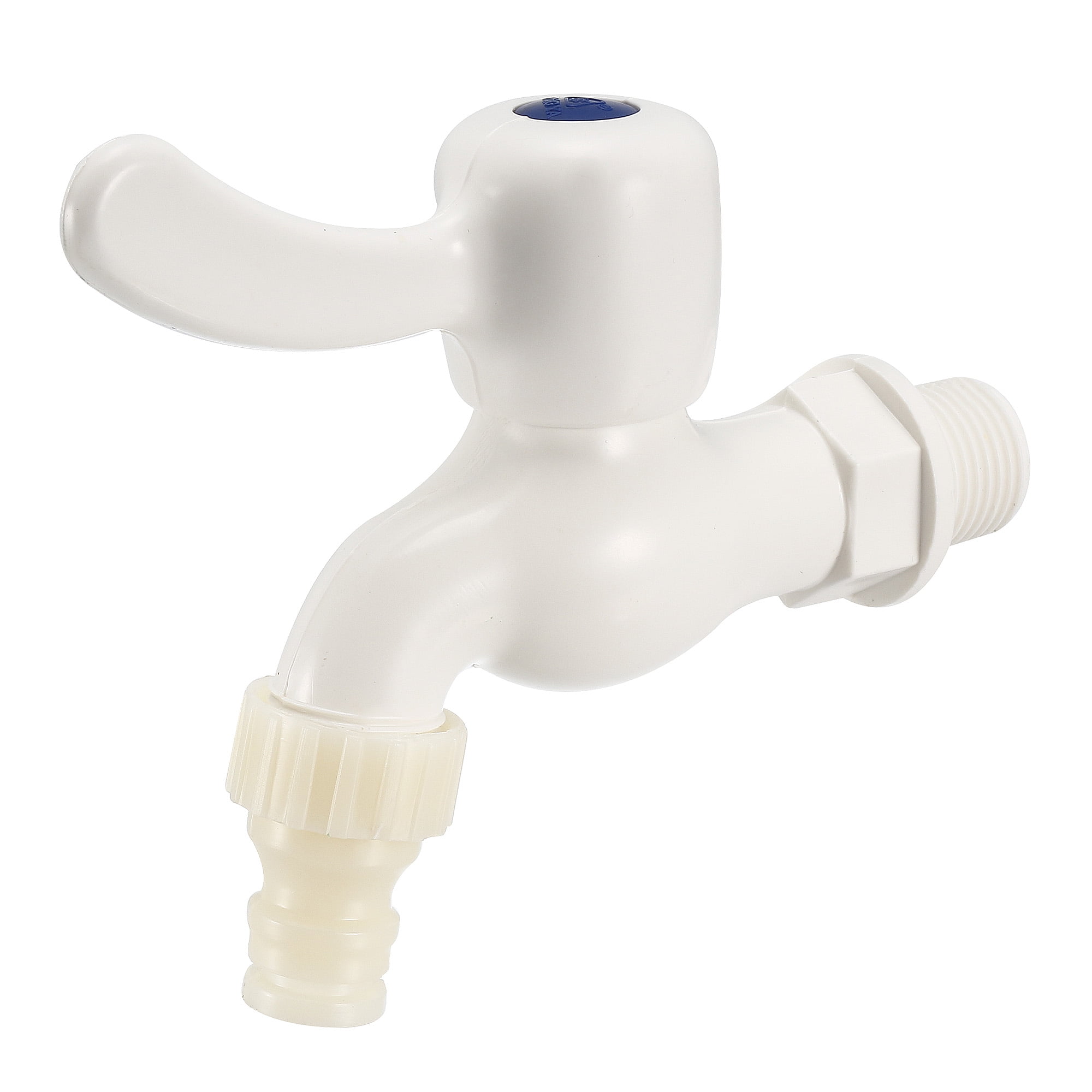 Plastic Water Tap Faucet Wall Mounted with Single Spout G1/2 Male