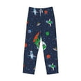 thumbnail image 4 of Balery Men'S Dinosaur Astronaut Space Surfing Pants,Sleepwear Pants,Pajama Pants,Pj Bottoms Drawstring And Pockets-Large, 4 of 9