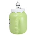 thumbnail image 2 of Acrobatic Green Panda Bears Green Mug With Anime Panda Figurine Handle Lid, 2 of 10
