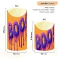 thumbnail image 4 of Purple Boo with Slime Halloween Flickering Flameless Candles with Remote Timer Battery Operated LED Tealight Set of 2 M, 4 of 8