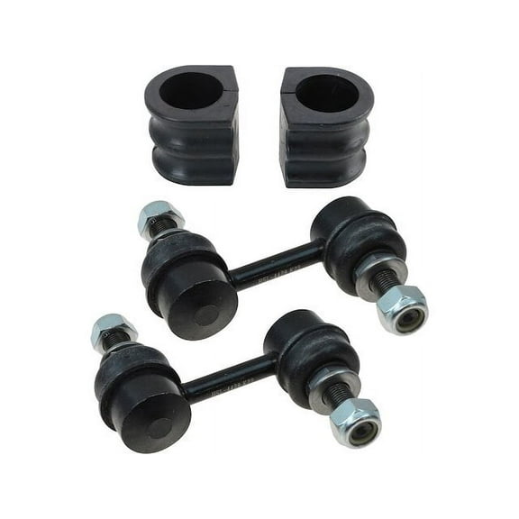Front Sway Bar Link and Bushing Kit 4 Piece - Compatible with 2005 - 2015 Nissan Armada 2006 2007 2008 2009 2010 2011 2012 2013 2014