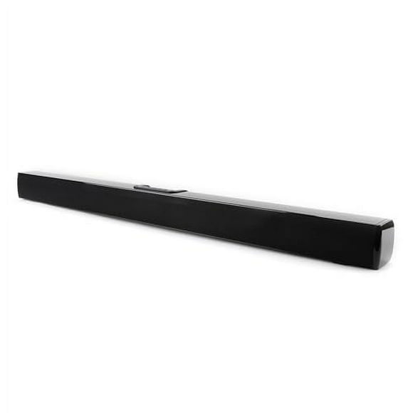 Emerson EHS-2000 Barra de sonido Bluetooth de 32 pulgadas, sistema de altavoces de cine en casa de 2.0 canales con control remoto, entradas USB/AUX, radio FM, diseño compacto para montaje en pared
