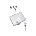thumbnail image 1 of DROP Bath and Kitchen DR091186 Undermount Bathroom Sink Set, 1 of 6