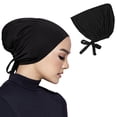 thumbnail image 2 of Adjustable Undercap Hijab Scarf Hat - with Elastic Band, for Hairpins, Cotton Material, 2 of 4