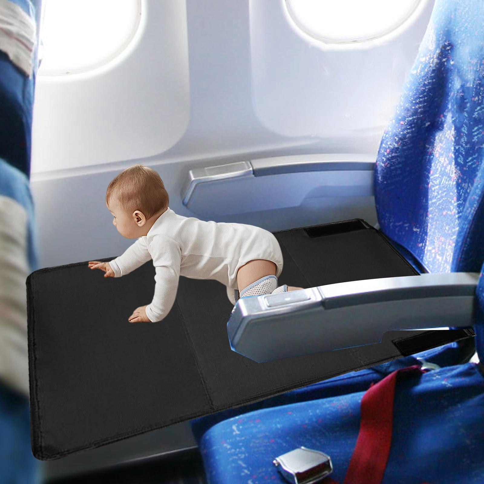 Repose-pieds Pour Avion – Hamac De Voyage Portable – Réglable, Amovible – Noir – Pour Vols Longs, Train, Voiture - 6