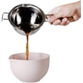 thumbnail image 5 of Pot à Fondre le Chocolat avec Poignée, Double Chaudière en Acier Inoxydable pour Design Scientifique, Poignée Qui Reste Froide pour la Sécurité, Large Application en Cuisine et Artisanat, Base Plate pour la Stabilité, 5 of 5