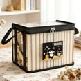thumbnail image 6 of Deeceymbur Storage Box Transparent Foldable Book Organizer Dustproof Container for Home Desktop Books Papers Magazines Storage and Space Saving Design, 6 of 6