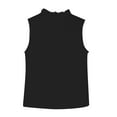 thumbnail image 5 of Sleeveless Dress Shirts for Women, Yigetop A Versatile Sleeveless Shirt with A Collar for A Slimming Look As An inner Layer for A Suit Sleeveless Button Up Shirts for Women Black XL, 5 of 8