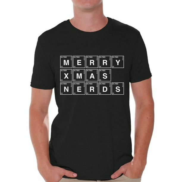 Awkward Styles Merry Xmas Nerds Tshirt Christmas Periodic Table Shirt Xmas Elements Tshirt Ugly Christmas T Shirt for Men Funny Xmas Chemistry Gifts Geeky Christmas T-Shirt Xmas Party Outfit Awkward Styles Merry Xmas Nerds Tshirt Christmas Periodic Table Shirt Xmas Elements Tshirt Ugly Christmas T Shirt for Men Funny Xmas Chemistry Gifts Geeky Christmas T-Shirt Xmas Party Outfit
