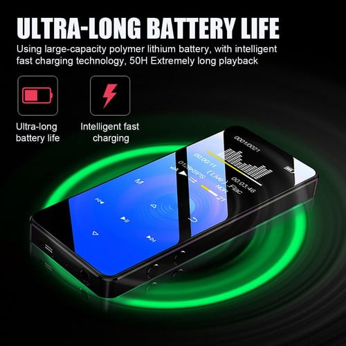 128GB MP4/MP3 Player Support Bluetooth Lossless Music FM Radio Recorder Sport US