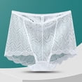 thumbnail image 2 of Virmaxy Womens Sharping Underwear Panties Solid Color Underwear High Waisted Lace Tight And Breathable Underwear Panties White-A XL, 2 of 3