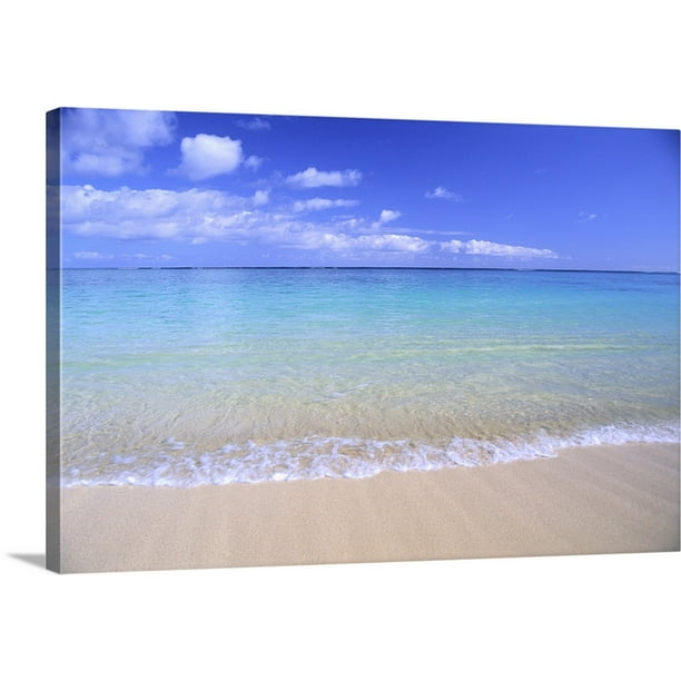 Great BIG Canvas "Clear Shoreline Ocean Water, Turquoise Horizon