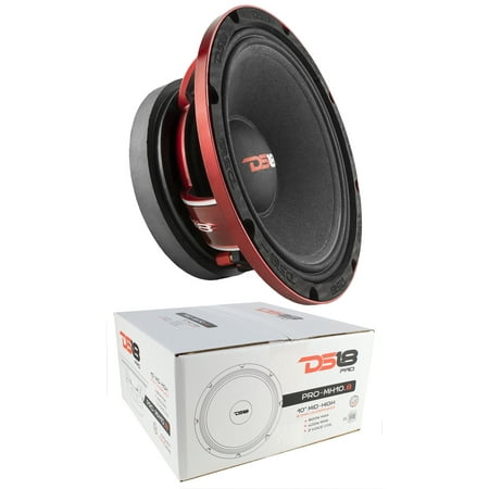 DS18 10″ 800W Mid High Loudspeaker Pro Car Audio 8 Ohm (Best Mids And Highs Car Audio)