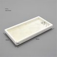 thumbnail image 2 of Rectangular Plate Countertop Bathroom Soap Shampoo Storage Tray,Black, 2 of 5