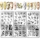 thumbnail image 1 of Juego de 3 placas de estampado de uñas con diseño de aves, golondrinas, árboles y flores. Plantillas de acero inoxidable para decoración de uñas., 1 of 7