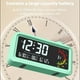 thumbnail image 5 of pstuiky Reloj electrónico digital con pantalla LCD a color alarma visual temporizador cuenta regresiva con conmutación de 12/24 horas., 5 of 6