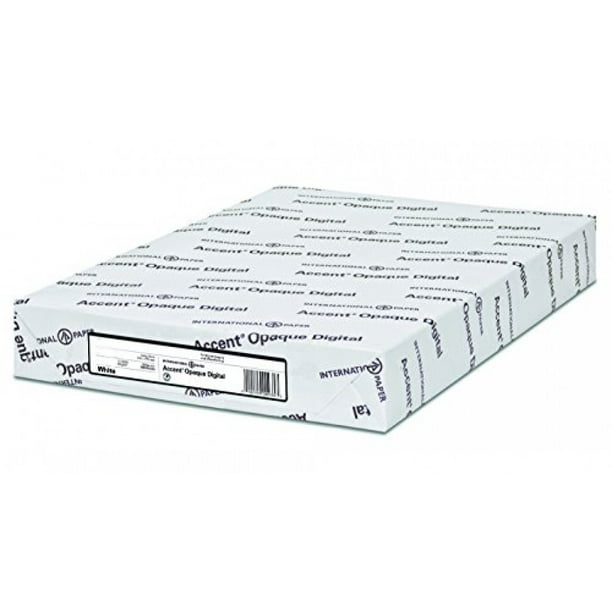 Accent Opaque White Printer Paper, 8.5x11 28lb Bond/70lb Text Copy Paper  – 500 Sheets (1 Ream) – Premium Computer Paper with Textured Vellum Finish