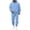 Sky Blue_008, variant on Men's Tracksuit 2 Piece Casual Long Sleeve Full-Zip Fleece Hoodie Sweatshirt pocket and pants Sweatsuits Fall Winter Fashion Lightweight Jogging Outfitsfor Purple M