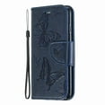 thumbnail image 4 of iPhone 6S Wallet Case, iPhone 6 Case, Dteck Embossed Butterfly Flip PU Leather Stand Card Slots Case Cover with Hand Strap For iPhone 6s / iPhone 6, Blue, 4 of 5