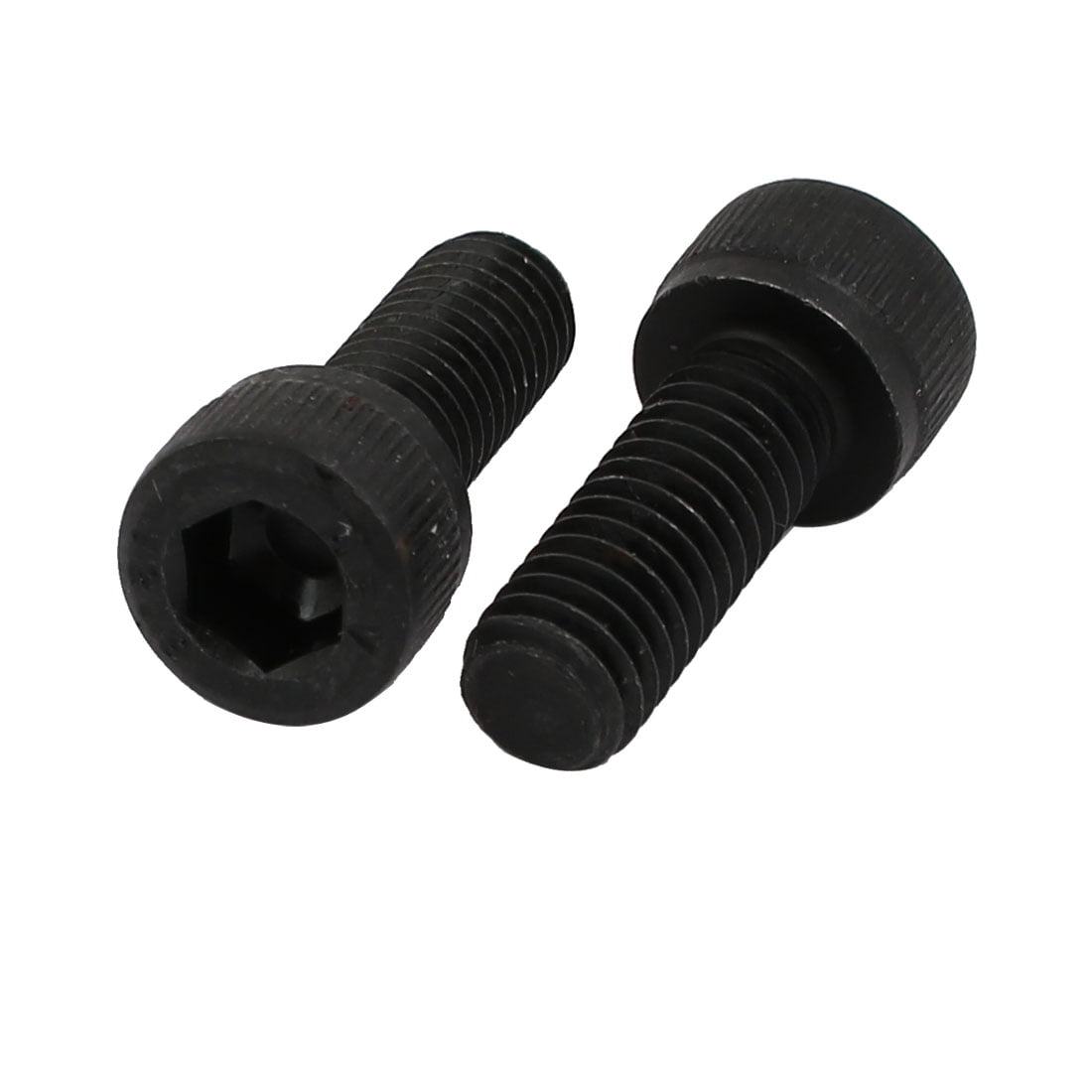 Uxcell 10pcs M6x16mm 12.9 Grade Left Hand Thread Hex Socket Cap Screws - Black Oxide