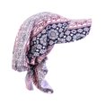 thumbnail image 3 of Visera con ala, pañuelo estampado para la cabeza, bandana, turbante, gorro para la cabeza, para la playa y actividades al aire libre. Rosa, 3 of 9
