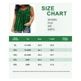 thumbnail image 2 of TIYOMI Women's Plus Size Tank Tops 3X Crewneck Green Leaf Beach Tops Loose Fit Summer Camisole 3XL 22W 24W, 2 of 2