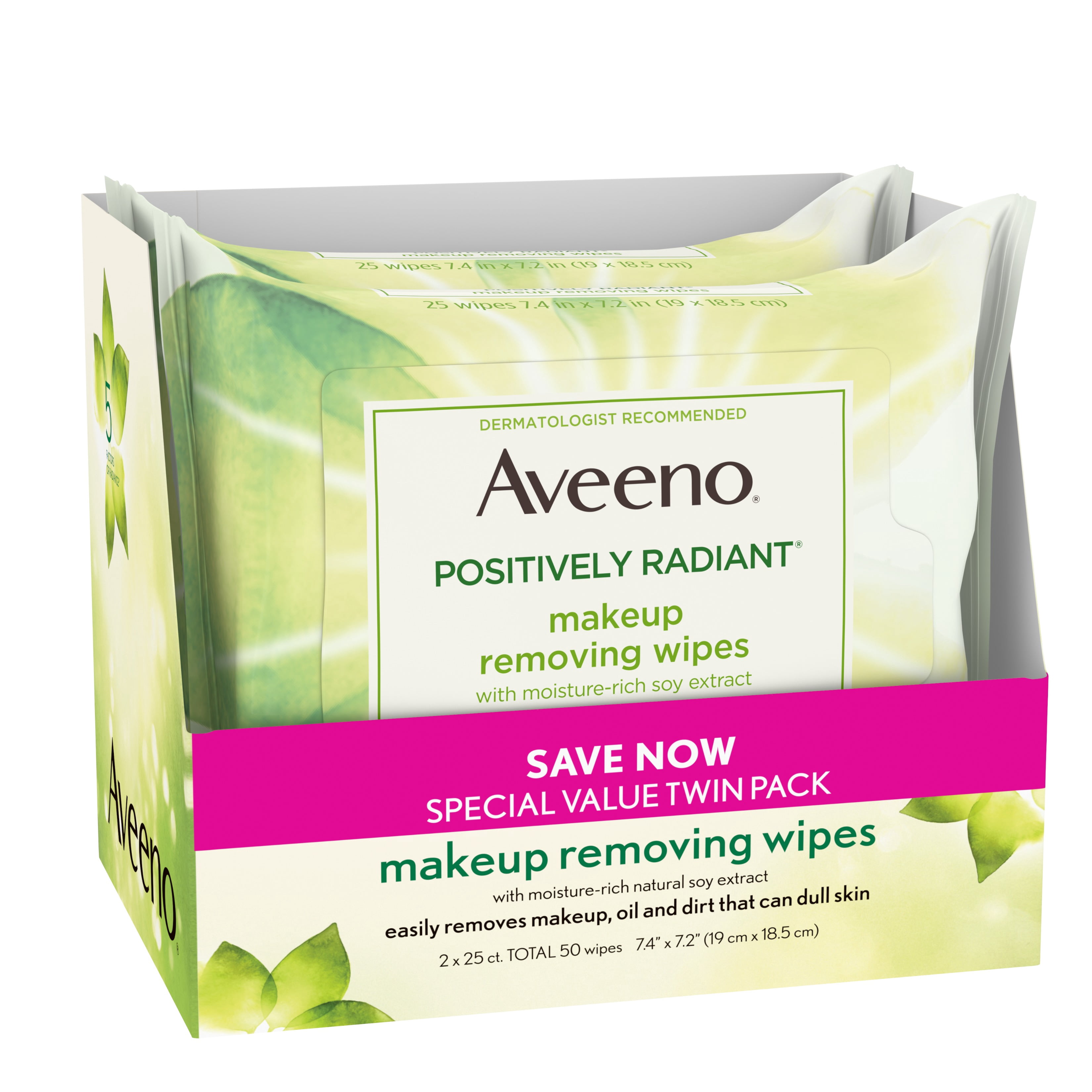 Aveeno Ultra Calming Makeup Removing Wipes Twin Pack Ulta Beauty