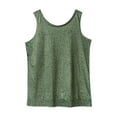thumbnail image 4 of Wycnly Womens Tank Tops Loose Fit Lightweight Cotton Vintage Vest Tops Summer Fashion Leopard Print Round Neck Sleeveless Shirts Blouse Green m, 4 of 7